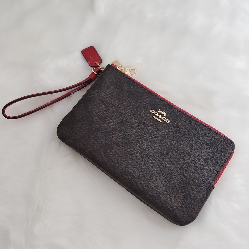 Coach Large Double Wristlet